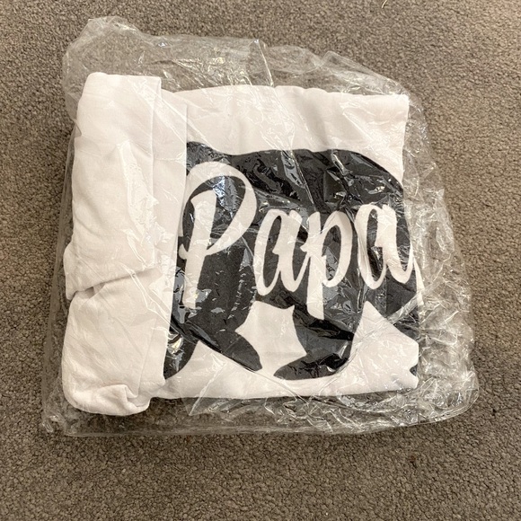 Mens Papa Bear White T-Shirt NEW WITH TAG - Picture 2 of 4